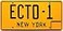 OPO 10 ECTO 1 Replica of The License Plate Compatible with Cadillac from The Ghostbusters Movie 56