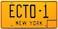 OPO 10 ECTO 1 Replica of The License Plate Compatible with Cadillac from The Ghostbusters Movie 56