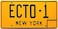 OPO 10 ECTO 1 Replica of The License Plate Compatible with Cadillac from The Ghostbusters Movie 56