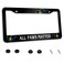Invincibleframe Personalized License Plate Frame All Paws Matter Rainbow Animal Paw Prints Metal License Plate Accessory Decorative 2 Holes and Screws Fits US Standard License Plates Size 122 x 63 Inc