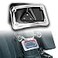 KOONDHEEND Curved Laydown License Plate Mount with Frame fit for Harley Davidson License Plate Mount Truck Bracket 3Hole Relocation kit OEM 3148Silver