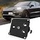 Biinfly No Drill Front License Frame Compatible with Porsche Cayenne Turbo 20192023 AntiTheft License Plate Grille Mount Holder Car Tag Covers RustProof RattleProof Car Accessories
