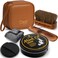 Feilove 6in1 Mink Oil Leather Conditioner and Cleaner Kit 352 oz Premium Waterproof Leather Care for Boots Shoes Bags