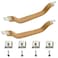 EATAKWARD 55009801K Interior Door Handle Pull Strap Interior Kit 2Pcs Front Left Driver and Right Passenger Side Replacement for Jeep Wrangler YJ 1987 1988 1989 1990 1991 1992 1993 1994 1995 Brown
