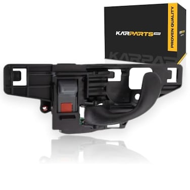 KarParts360 For Chevy S10 19992004 Interior Door Handle Front Driver Side Black With door lock button TrimAll Submodels GM1352126 15100654