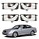 Gaogsiy Interior Inner Door Handles4pcs Fits Sonata 2005 2006 2007 2008 Front Rear Left Driver Right Passenger Replace 826103K020XZ HY1352134 HY1553108