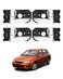 Gledewen Interior Door Handle 4PCS Compatible with 20042009 Kia Spectra 20052009 Kia Spectra5 Chrome Front Rear Left Driver Right Passenger Replace 826102F020 826202F020 826102F000
