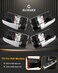 Gledewen Interior Door Handle 4PCS Compatible with 20042009 Kia Spectra 20052009 Kia Spectra5 Chrome Front Rear Left Driver Right Passenger Replace 826102F020 826202F020 826102F000