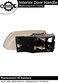Gledewen Interior Door Handle WBezel Compatible with 20002007 Toyota Avalon Sequoia TundraCrew Cabs Beige FrontRear Inside Right Passenger 692050C030E169205AC010E1
