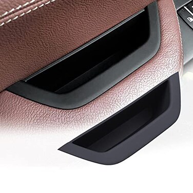 Goodithy Black Front Left Armrest Pull Handle Cover Driver Door Handle Panel Trim Replacement for BMW X3 X4 F25 F26 2010 2011 2012 2013 2014 2015 2016