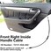 Loomyar Right Front Inside Handle Cable for for Honda Accord 20032007 Replaces 72131SDAA02