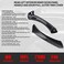 Qagea Carbon Fiber Rear Left Interior Inner Door Panel Handle and Door Pull Outer Trim Cover Replacement for 20042011 BMW 3 Series 318 320 325 330 335 E90E91