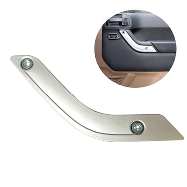 Timilge Interior Door Right Grab Handle Inserts Cover Door Handle Trim Cover for Wrangler JK JKU 20112018 with Screw Right