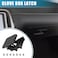 X AUTOHAUX Front Glove Box Lid Latch Lock Handle Cover for Chevrolet Silverado 1500 20012007 Latch Catch Clip Black