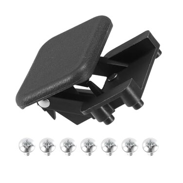 X AUTOHAUX Front Glove Box Lid Latch Lock Handle Cover for Chevrolet Silverado 1500 20012007 Latch Catch Clip Black