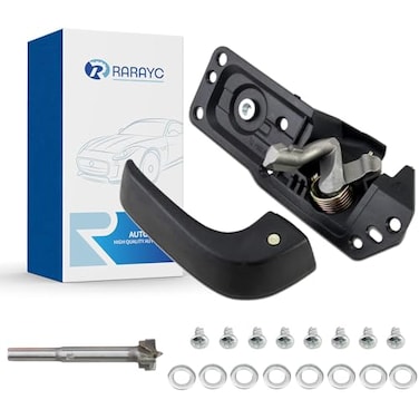 RARAYC Interior Door Handle for 20072014 Chevy Silverado Tahoe Avalanche GMC Sierra Yukon Yukon XL Cadillac Escalade Replaces Front Left Drivers Side 20833606 80374
