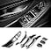 FEXON Carbon Fiber Window Switch Armrest Panel Inner Door Pull Handle Trim Cover Kits Replacement for 20102016 BMW 5 Series 520 523 525 528 530 535 51417225875