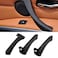 Jaronx Compatible with BMW 3 Series Door Handle E90E91E92E93 20042011 6PCS Left and Right Interior Door Pull Handle Replacement Set for BMW 318i320i323i325i328i330i335iBlack