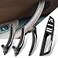 Jaronx Compatible with BMW Door Handle Replacement X5 E70X6 E714PCS Interior Driver Side and Passenger Side Door Pull Handle for BMW X5 20082013X6 20082014 NOT Real Carbon Fiber