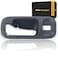KarParts360 Door Handle for Honda CRV 19972001 Driver Side Front Interior Gray Bezel wChrome Lever with Door Lock Hole Trim LXEXSE