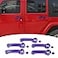SQQP Door Handle Cover Tailgate Handle Cover Inserts for 20072018 Jeep Wrangler JKU 4 Door 20082012 Jeep Liberty 20072011 Dodge NitroPurple