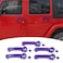 SQQP Door Handle Cover Tailgate Handle Cover Inserts for 20072018 Jeep Wrangler JKU 4 Door 20082012 Jeep Liberty 20072011 Dodge NitroPurple