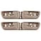 Gledewen Interior Door Handles Set 4PCS Front Rear Inside Left Driver Right Passenger Side Beige Handle With Door Lock Button Compatible with Toyota Camry 20022006 Replaces 6920633030E 6920533030E