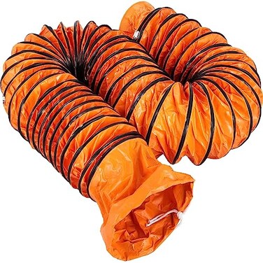 VEVOR 25FT PVC Flexible Duct Hosing for 12 INCH Utility Blower Exhaust Fan 12IN 25FT