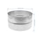 SAFYY 1 PCS Metal Vent Duct Connector Rigid Galvanized Metal Dryer Vent Coupler Metal Dryer Pipe Coupling Durable Round Ventilation Duct ExtensionAir Duct Vent Connection 4