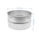 SAFYY 1 PCS Metal Vent Duct Connector Rigid Galvanized Metal Dryer Vent Coupler Metal Dryer Pipe Coupling Durable Round Ventilation Duct ExtensionAir Duct Vent Connection 4