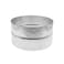 SAFYY 1 PCS Metal Vent Duct Connector Rigid Galvanized Metal Dryer Vent Coupler Metal Dryer Pipe Coupling Durable Round Ventilation Duct ExtensionAir Duct Vent Connection 4