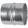 ECOPRO VENT 4 Inch Galvanised Steel Metal Duct Connector Straight Pipe Coupler