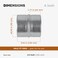 ECOPRO VENT 4 Inch Galvanised Steel Metal Duct Connector Straight Pipe Coupler