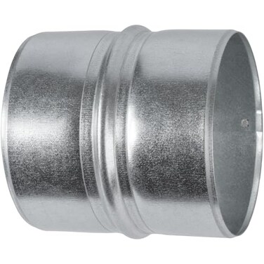 ECOPRO VENT 4 Inch Galvanised Steel Metal Duct Connector Straight Pipe Coupler