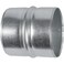 ECOPRO VENT 4 Inch Galvanised Steel Metal Duct Connector Straight Pipe Coupler
