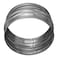 Repa Market 8 Inch Couplings for Ducts Without Gaskets Metal Vent Duct Connector 8 Inch Vent Extension Galvanized Metal Pipe Connection Galvanized Steel