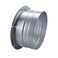 JSIXASO 8 Inch Duct Connector Flange Metal Straight Flange Connector for Ducting Tumble Dryer Bathroom Kitchen Extractor Fan and Inline Fan