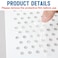 DoubleFill 2 Pack 2 x 2 Plastic Perforated Tiles with 38 Holes 24 x 24 White Drop Ceiling Tiles Plastic Ceiling Grid Covers