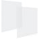DoubleFill 2 Pack 2 x 2 Plastic Perforated Tiles with 38 Holes 24 x 24 White Drop Ceiling Tiles Plastic Ceiling Grid Covers