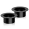 Hon&amp;Guan HonGuan 3 Inch Duct Connector Plastic Duct Flange Vent Systems 3 Flange for Heating Cooling Ventilation Vent System2PCS
