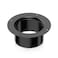 Hon&Guan HonGuan 5 Inch Duct Connector Plastic 5 Inch Dust Collection Fittings Duct Flange For Heating Cooling Ventilation System Black