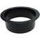 LBTODH 6 Inch Duct Vent Connector Flange Round Hose Flange Black Dryer Vent Connection Fittings for Heating Cooling Ventilation Systems 1PCS