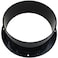 LBTODH 6 Inch Duct Vent Connector Flange Round Hose Flange Black Dryer Vent Connection Fittings for Heating Cooling Ventilation Systems 1PCS
