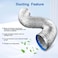 MIDCVFRUN Midcvfrun Dryer Vent Hose 4 inch 16 feet Flexible Insulated Air Ducting Vent Hose for Tight Space Aluminum Foil Dryer Exhaust Hose with 2 Clamps for HVAC System