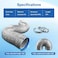 MIDCVFRUN Midcvfrun Dryer Vent Hose 4 inch 16 feet Flexible Insulated Air Ducting Vent Hose for Tight Space Aluminum Foil Dryer Exhaust Hose with 2 Clamps for HVAC System