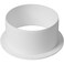 Repa Market 5 Inch Duct Flange Duct Connector Plastic Flange Exhaust Hose Connector Pipe Coupler Wall Plate Dryer Vent Connector Flange HVAC 5 Inch PVC Pipe Dust Collection Fittings