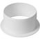 Repa Market 5 Inch Duct Flange Duct Connector Plastic Flange Exhaust Hose Connector Pipe Coupler Wall Plate Dryer Vent Connector Flange HVAC 5 Inch PVC Pipe Dust Collection Fittings