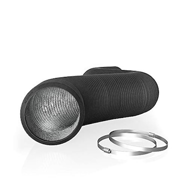 AC Infinity Flexible 12Inch Aluminum Ducting HeavyDuty FourLayer Protection 8Feet Long for Heating Cooling Ventilation and Exhaust
