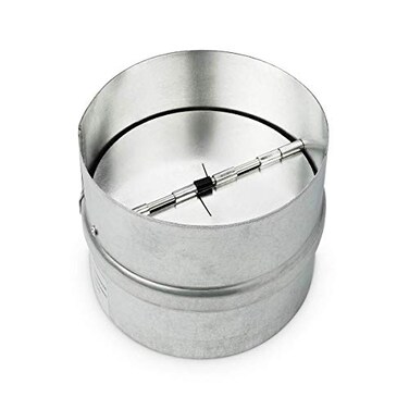neverest RK 5 Professional Backdraft Shutter Damper Connector Duct Fits Only with Metal Ducts