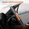 HOTOR Car Steering Wheel Cover Universal Car Accessory for Diverse Cars Durable Leather Cover with AntiSlip Lining for Steering Wheel with a Diameter of 14515 Carbon Gray